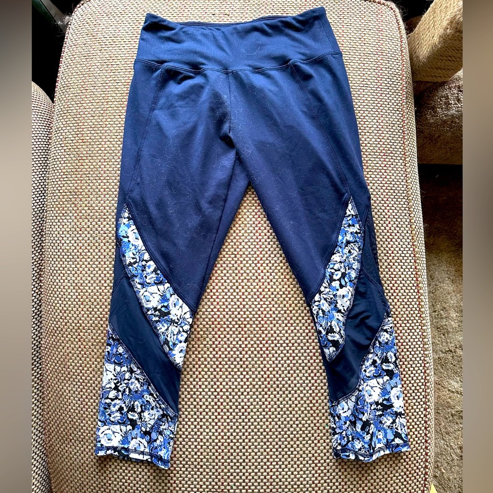 Beautiful Floral and Sheer Yoga Pants